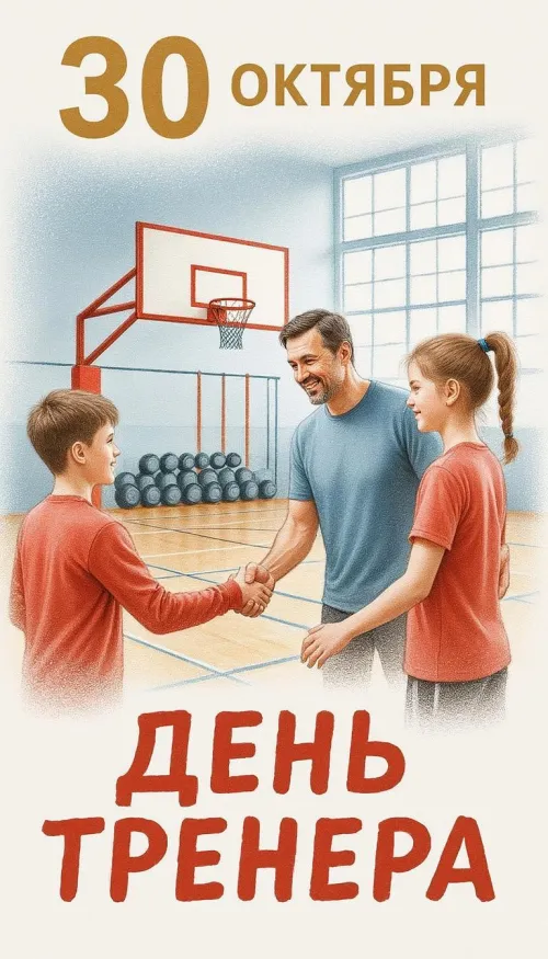 Новые открытки на День тренера