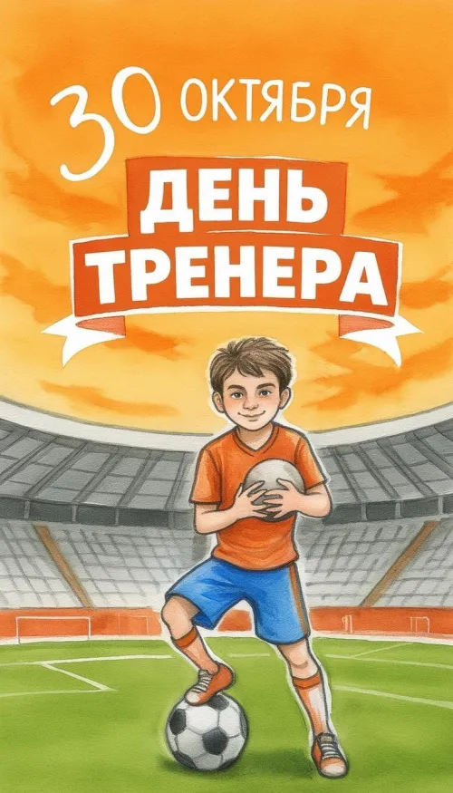 Новые открытки на День тренера