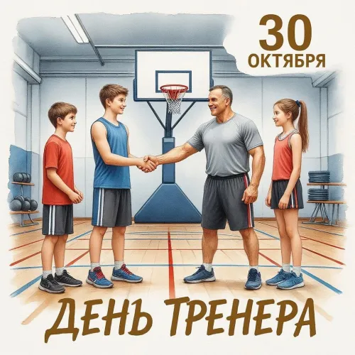 Новые открытки на День тренера