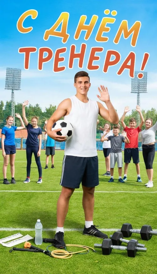 Новые открытки на День тренера