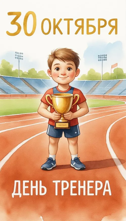 Новые открытки на День тренера