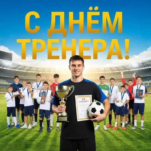 Новые открытки на День тренера