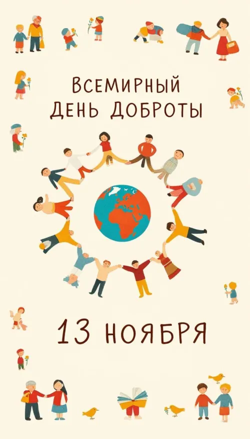 Красивые открытки со Всемирным днем доброты