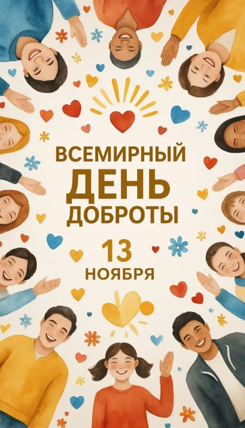 Красивые открытки со Всемирным днем доброты